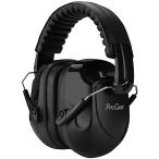ショッピング耳あて [ProCase] 大人用 防音イヤーマフ、遮音 調整可能なヘッドバンド付き 耳カバー 耳あて 聴覚保護ヘッドフォン、ノイズ減少率：NRR 28dB -ブラック