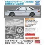 1/24 TOYOTA スプリンタートレノ AE92 GT-Z 前期型（1987） カスタムバージョン 20853 組み立て式プラモデル【予約】