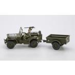 1/24 1/4トン 4×4トラック トレーラー付 20855 組み立て式プラモデル【予約】