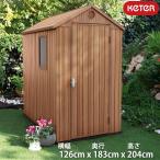 KETERketa-da- wing 4x6 наружный место хранения ширина 126cm × глубина 183m × высота 204cm Keter Darwin 4x6 Shed