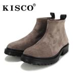 SALE30%OFF キスコ KISCO ベロア風 合皮 シンプルショートブーツ
