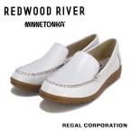 ショッピングMINNETONKA RED WOOD RIVER MINNETONKA　革　シンプル　ローファー