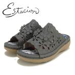 [SALE30%OFF]エスタシオン　Estacion　革　レザーカット　ミュールサンダル