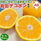 ショッピングデコポン デコポン 有田 不知火 みかん 4kg以上 (5kg箱) 秀品 茶段ボール箱 M〜2Lサイズ 小玉 和歌山県産 AQ選果場 しらぬい 高級フルーツ ギフト 果物 送料無料