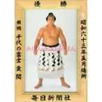 千代の富士貢関　優勝ミニ額 大相撲ミニ額 大相撲優勝額　昭和６３年５月場所 優勝 横綱 千代の富士貢関（２３回目の優勝）