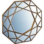 ミラー壁掛け ダイヤモンド アート ミラー（アンティークゴールド） 壁掛用 DM-25001お祝い プレゼント 記念品 粗品