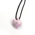 Yahoo! Yahoo!ショッピング(ヤフー ショッピング)ベネチアンガラス / ハートネックレス / シャイン （ ピンク ） ガラス ペンダント