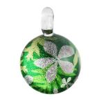 Yahoo! Yahoo!ショッピング(ヤフー ショッピング)（ Felice Pietra / プーケット ） グラスジュエリー / ペンダント （ サークル-021 ） ハンドメイド アジアン雑貨