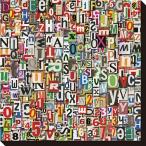 ( アートパネル ) Art Panel Designed Background Newspaper Clipping オブジェ 雑貨 おしゃれ インテリア