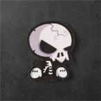  2 голова . маленький человек Skull S размер gaikotsu каркас Street машина стикер автомобильный наружный водонепроницаемый * отражающий *UV cut атмосферостойкий specification 