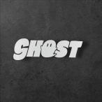 GHOST �X�e�b�J�[ �z���C�g/�V���o�[ S�T�C�Y �S�[�X�g���킢�������� �H�샍�S �J�[�X�e�b�J�[ �ԗp���O�h���E���ˁEUV�J�b�g�ό�d�l