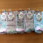 【追跡可能メール対応 一個口で5個まで同梱可】レディースソックス　フラワー　婦人用23〜25cm