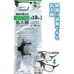セット売り　12個セット　メガネに装着　クリップ付拡大鏡（1.8倍）　seiwa29-673AK
