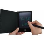 カバー付電子メモパッド 4.4インチ PL-199BK 【_