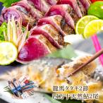 ハマヤ 完全ワラ焼き鰹タタキ 龍馬タタキ2節+四万十天然鮎2尾セット 海鮮 かつお カツオ 鮎 詰め合わせ お取り寄せ 贈答品 ギフト 送料無料 HY005