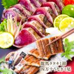 母の日 2026 ハマヤ 完全ワラ焼き鰹タタキ 龍馬タタキ 1節 350g 四万十うなぎ 1袋 110g 海鮮 カツオ うなぎ タタキ 鰹のたたき 高知 送料無料 HY023