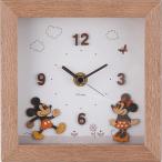 ショッピングミニー ディズニー ウッドパーツクロック卓上 ミッキー＆ミニー 1000122627 送料無料 ▲(sa)　時計 御祝 ギフト