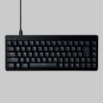 ゲーミングキーボード エレコム ELECOM V Custom 65% TK-VK200SBK ブラック 有線 テンキーレス 日本語配列 銀軸 メカニカル ギフト対応不可 送料無料 (ya)