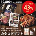 カタログギフト 内祝 出産内祝 結婚内祝 香典返し 送料無料 10800円コース AOO  (メール便) グルメ 体験も充実 人気 お得 ギフト カタログ 敬老の日