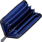  кошелек мужской длинный кошелек карбоновый кожа телячья кожа раунд застежка-молния длинный бумажник голубой подарок соответствует не возможно бесплатная доставка (sa)