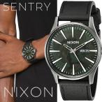NIXON ニクソン a1052069 THE SENTRY グリーンオキシド レザー メンズ ユニセックス セントリー 時計