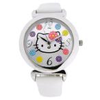 Sanrio Hello Kitty サンリオ ハロー・キティ hkaq5372 Womens HKAQ5372 ホワイトレザーバンド　レディース 腕時計