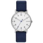 SKAGEN スカーゲン Signatur Nylon シルバー／ダークブルー ナイロンバンド SKW6356 クウォーツ メンズ 腕時計