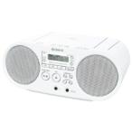 SONY（ソニー） ZS-S40-W CDラジオ（ラジオ+CD）（ホワイト）