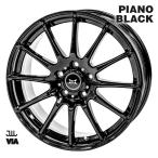 ホイール  SWALLOW 16インチ 6.5J +53 5H114.3 12本スポーク ブラック ホイール単品