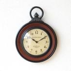 ショッピング掛け時計 壁掛け時計 壁掛時計 掛け時計 掛時計 木製 ウッド 丸 ラウンド 木 アイアン モダン シンプル アンティーク ウォールクロック クロノグラフ