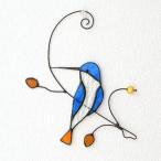 ステンドグラス 壁掛け インテリア 壁飾り 鳥 雑貨 かわいい オーナメント ウォールデコ ステンドグラスバードの壁飾り B