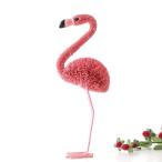 たわし アニマル フラミンゴ 置物 