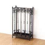 ショッピング傘立て 傘立て 傘たて 傘立 スリム おしゃれ アンティーク アイアン 薄型 コンパクト 長方形 クラシック レトロ アイアン傘立て エレガントスリム