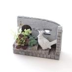 プランター ミニ セメント おしゃれ ガーデン レトロ 屋外 お庭 玄関 オブジェ メルヘンハウスのミニプランツポット H