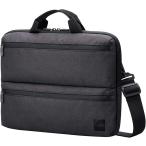 エレコム パソコンケース リサイクル素材 横型 取っ手付き ショルダーベルト付き 手提げ 撥水 14.0インチ ブラック BM-IBHCH14NBK