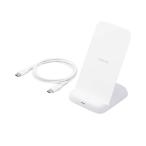  Elecom беспроводной зарядное устройство Qi стандарт соответствует максимальная мощность 12W подставка модель EPP стандарт соответствует 3 листов пружина белый W-QS11WH