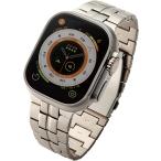 ショッピングapple watch エレコム Apple Watch 用 49 45 44 42mm チタン バンド アップルウォッチ AppleWatch 49 45 44 42 バンド チタン シルバー┃AW-49BDTITSV