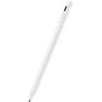 ショッピングタッチペン エレコム タッチペン スタイラスペン 【iPad/iPhone/Android タブレット各種対応】 iPad モード切替搭載 パームリジェクション対応 磁気吸着 P-TPACSTHY01WH