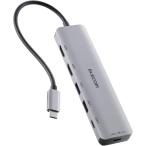 エレコム Type-C ハブ ドッキングステーション PD対応 2画面出力 HDMI(4K60Hz)×2 USB-A×2 USB-C×2 シルバー DST-M060BPSV