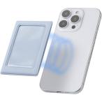  Elecom Cheki для сопутствующие предметы фоторамка Cheki место хранения магнит поглощение тип Magsafe соответствует простой установка и снятие .... форма падение предотвращение заслонка покрытие голубой IC-PCMGBU
