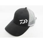 [ б/у не использовался товар * с биркой ] Daiwa 3D Logo половина сетчатая кепка DC-6624 черный размер : свободный 