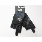 [ б/у не использовался товар * с биркой ] Daiwa искусственная кожа перчатка 3шт.@ cut DG-2225 темно-синий размер :M кошка pohs соответствует товар 