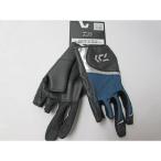 [ б/у не использовался товар * с биркой ] Daiwa соль игра перчатка 3шт.@ cut DG-7224majo licca голубой размер :XL кошка pohs соответствует товар 