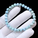 PROME 天然石 一点物・希少石・入荷困難・原石輸出禁止・アイスラリマー・ラリマー・ドミニカ共和国産・ブレスレット NO.V41021