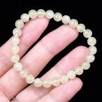 PROME 天然石 【一点物】リビアングラス・リビアンデザートグラス・リビア砂漠産・ブレスレット C54122