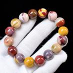 PROME 天然石・一点物・高品質・ムーアカイト・モッカイト・ジャスパー・オーストラリア産・ブレスレット ・v56201