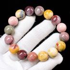 PROME 天然石・一点物・高品質・ムーアカイト・モッカイト・ジャスパー・オーストラリア産・ブレスレット ・v56209