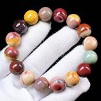 PROME 天然石・一点物・高品質・ムーアカイト・モッカイト・ジャスパー・オーストラリア産・ブレスレット ・v56216