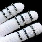PROME 天然石 特別仕様品・限定品・再入荷不可・ブラックスピネル・白銅指輪・フリーサイズ・P10306