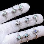 PROME 天然石 特別仕様品・プレシャスオパール・白銅指輪・フリーサイズ・p5005